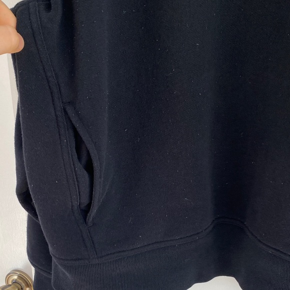 ALO Yoga Black Mock Neck Sweatshirt - Picture 5 of 6